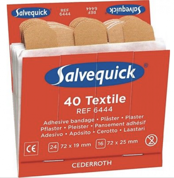 Pflasterspender Salvequick® gefüllt 19 x 4 x 11 cm Pflaster Holthaus 95 Pflaster